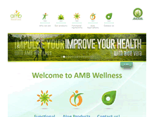 Tablet Screenshot of amb-wellness.com